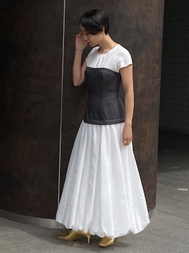 azusaさん（レディース・153cm）の春コーディネート