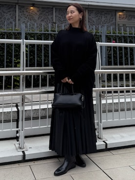 azusaさん（レディース・156cm）の冬コーディネート