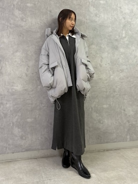 azusaさん（レディース・156cm）の冬コーディネート