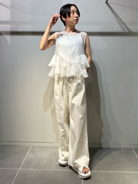 azusaさん（レディース・153cm）の春コーディネート