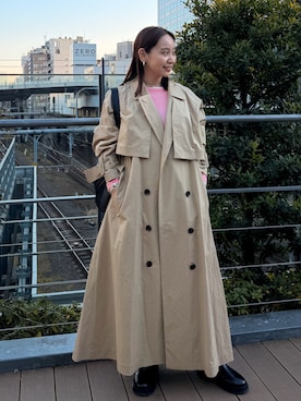 azusaさん（レディース・156cm）の冬コーディネート