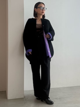 「コーディガン」｜azusaさん（レディース・153cm）の夏コーディネート