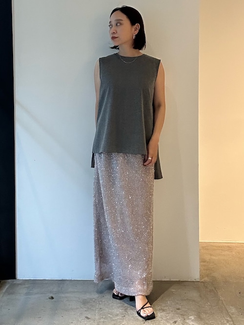 セール】スパンコールプリーツスカート（スカート）｜ELENDEEK（エレン