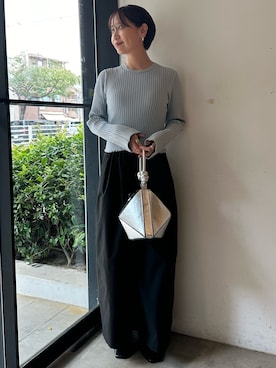 「ELENDEEK」｜「アイテム（ワンピース/ドレス）」を使った、azusaさん（レディース・153cm）の秋コーディネート