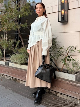 azusaさん（レディース・156cm）の冬コーディネート