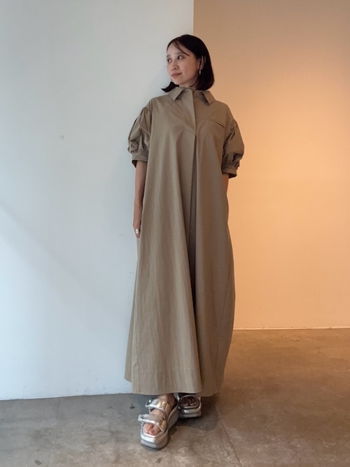 フォルムシャツワンピース（ワンピース）｜ELENDEEK（エレン