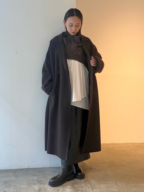 ELENDEEK コート チェスターコート リバーチェスターロングコート