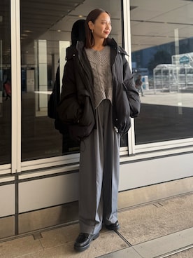 azusaさん（レディース・156cm）の冬コーディネート