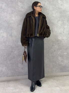 azusaさん(レディース・156cm)の冬コーディネート