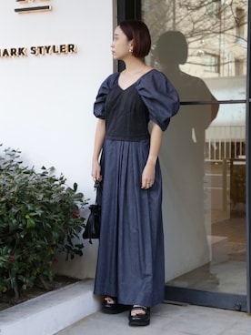 azusaさん（レディース・153cm）の冬コーディネート