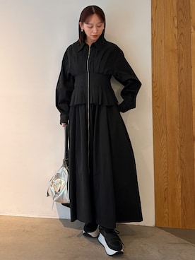 azusaさん（レディース・156cm）の冬コーディネート