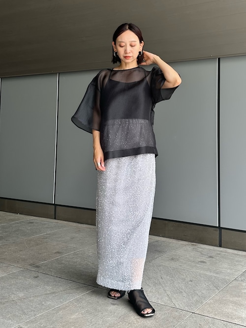 セール】スパンコールプリーツスカート（スカート）｜ELENDEEK（エレン