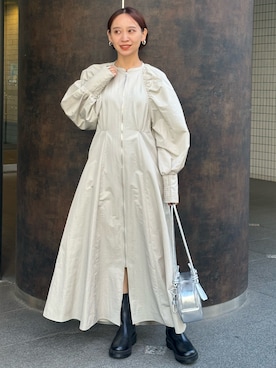 「ELENDEEK」｜azusaさん（レディース・153cm）の冬コーディネート