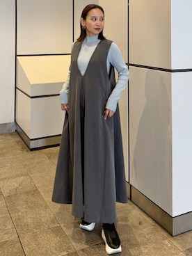 「ミントグリーン」｜azusaさん（レディース・153cm）の秋コーディネート