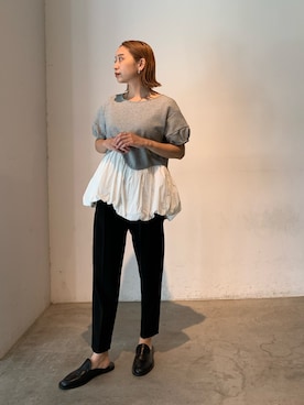 「ELENDEEK」｜「アイテム（アクセサリー）」を使った、azusaさん（レディース・153cm）の春コーディネート