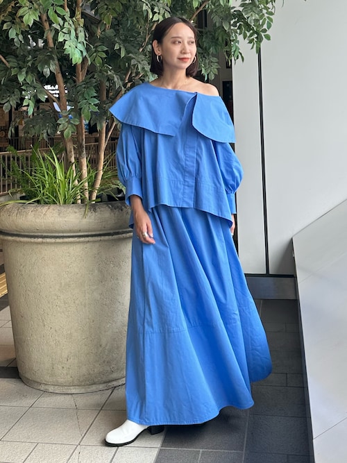 スカート Eleanor ette Navy Eleanor saxe blue】 4/27 (土) 正午〜 オンラインショップにて