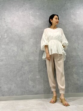 azusaさん（レディース・153cm）の春コーディネート