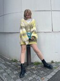 セール】グラデーションニットカーディガン(カーディガン/ボレロ