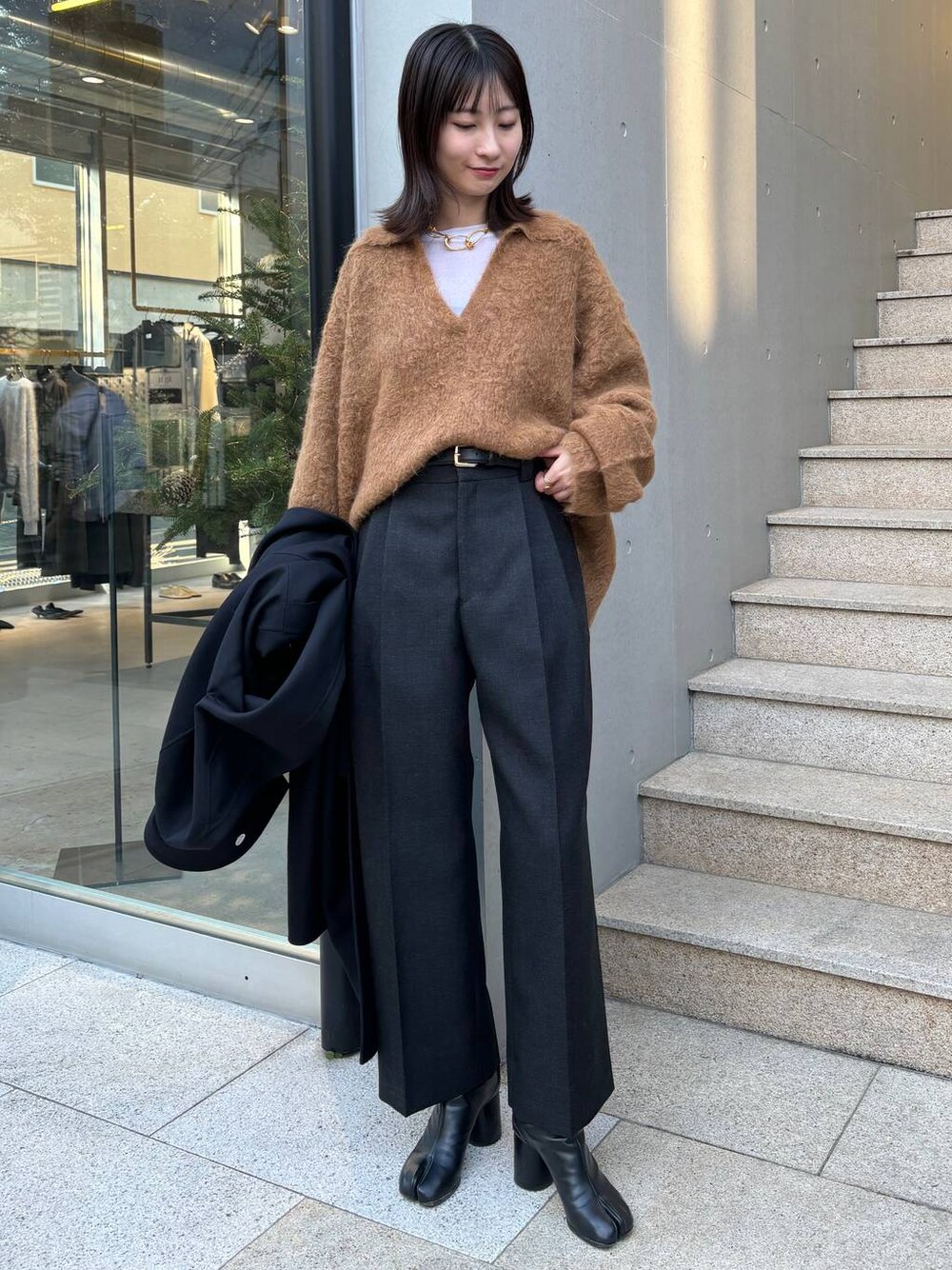 Chaos(カオス)/ウォーステッドリバーオーバーコートを使った人気