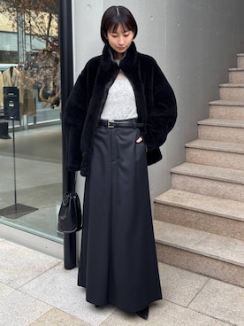 「アイテム（ブルゾン）」を使った、chaosmikuさん（レディース・170cm）の秋コーディネート