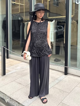 「Chaos（カオス）のアイテム（パンツ）」を使った、chaosmikuさん（レディース・170cm）の夏コーディネート