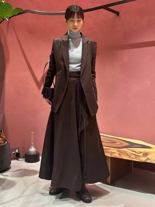 Chaos(カオス)/【新色＆追加】18Gシルクリブタートルネックニット