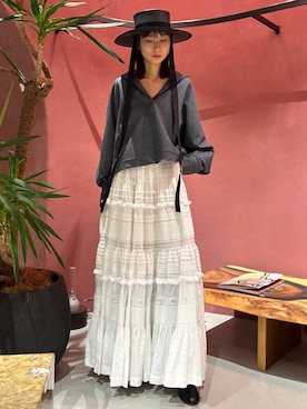 「アイテム（ピーコート）」を使った、chaosmikuさん（レディース・170cm）の秋コーディネート