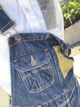 「TOMMY HILFIGER（トミーヒルフィガー）のアイテム（サロペット/オーバーオール）」を使った、ttoommmyさん（メンズ・165cm）の春コーディネート
