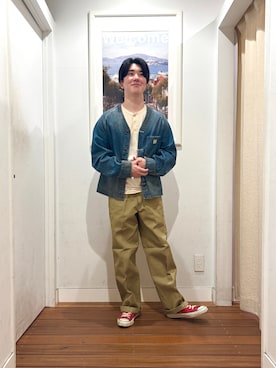 「BIG MAC（ビッグマック）のアイテム」を使った、aop0726さん（メンズ・170cm）の秋コーディネート