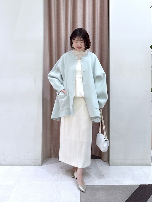 miki監修カラーあり・新色登場】ライトラグランフレアコート（ノー