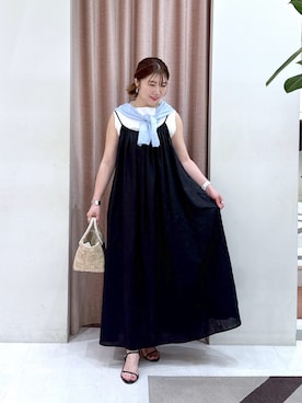 「アイテム（Tシャツ/カットソー）」を使った、yukilabonさん（レディース・158cm）の夏コーディネート