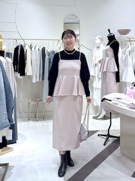 「キャミワンピ」｜yukilabonさん（レディース・158cm）の秋コーディネート