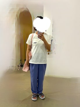 「涼しげ」｜uniさん（レディース・158cm）の夏コーディネート