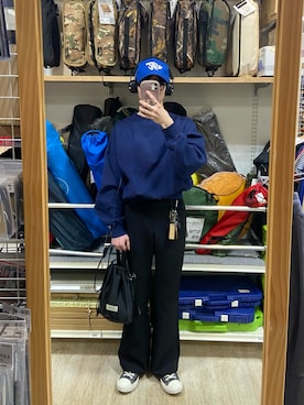 「PAGEBOY（ページボーイ）のアイテム」を使った、shienさん（メンズ・162cm）の冬コーディネート