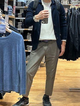「SHIPS（シップス）のアイテム」を使った、RJさん（メンズ・169cm）の秋コーディネート