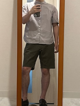 「MARC JACOBS（マークジェイコブス）のアイテム（トップス）」を使った、RJさん（メンズ・169cm）の夏コーディネート