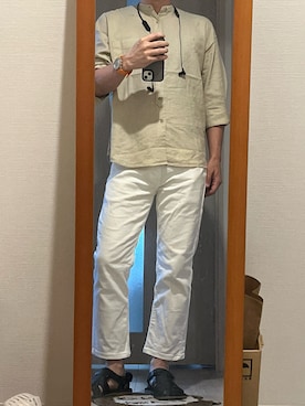 「SWATCH（スウォッチ）のアイテム」を使った、RJさん（メンズ・169cm）の夏コーディネート