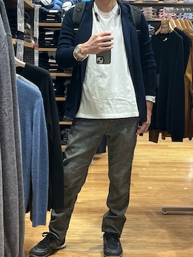 「アイテム（腕時計）」を使った、RJさん（メンズ・169cm）の秋コーディネート