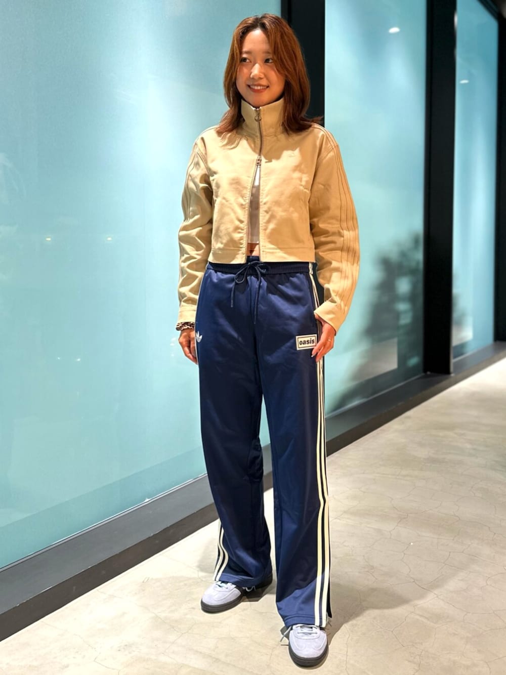 ファイヤーバード ツイル クロップ トラックトップ、adidas