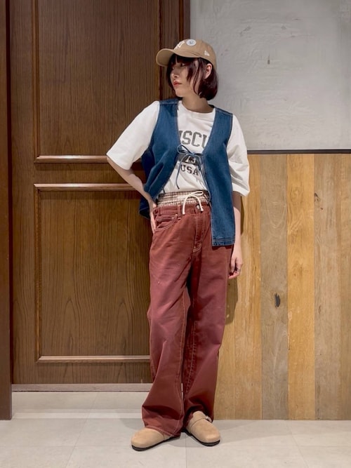 90s Blind ブラインド ブラウン バギー デニム パンツ 90'S blind BAGGY INDEGO DENIM PANTS（ブラインド バギー仕様