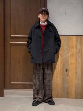 「RAGEBLUE（レイジブルー）のアイテム（ブルゾン）」を使った、nonameさん（レディース・170cm）の冬コーディネート