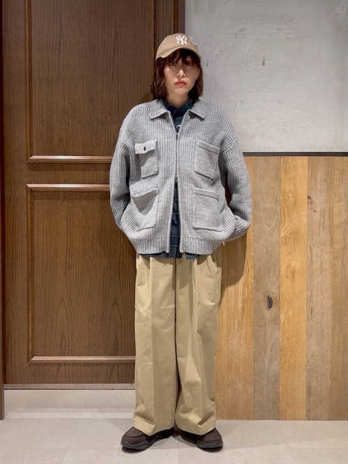 セール】DOUBLE ZIP COVERALL KNIT JACKET / ダブルジップカバーオール