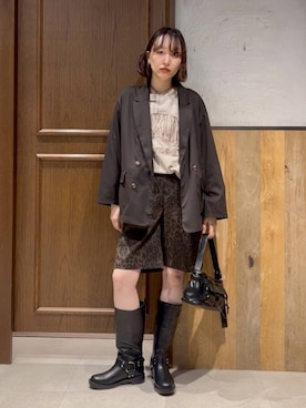 「RAGEBLUE（レイジブルー）のアイテム（ジャケット/アウター）」を使った、nonameさん（レディース・170cm）の秋コーディネート