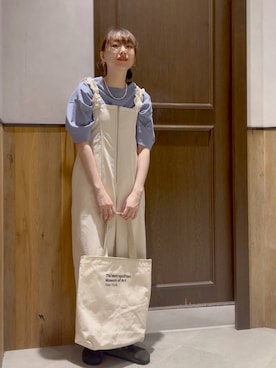 「アイテム（サロペット/オーバーオール）」を使った、nonameさん（レディース・170cm）の夏コーディネート
