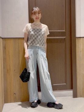 「アイテム（ハンドバッグ）」を使った、nonameさん（レディース・170cm）の夏コーディネート