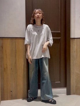 「アイテム（ネックレス）」を使った、nonameさん（レディース・170cm）の夏コーディネート