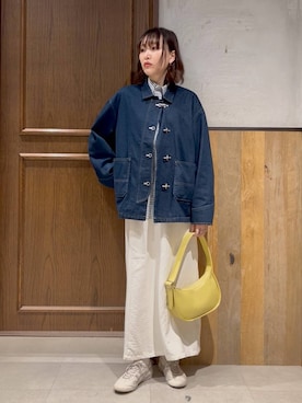 「RAGEBLUE（レイジブルー）のアイテム（ジャケット/アウター）」を使った、nonameさん（レディース・170cm）の春コーディネート