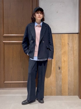 「RAGEBLUE（レイジブルー）のアイテム（Tシャツ/カットソー）」を使った、nonameさん（レディース・170cm）の秋コーディネート