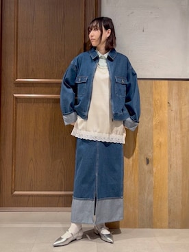 「RAGEBLUE（レイジブルー）のアイテム（アクセサリー）」を使った、nonameさん（レディース・170cm）の春コーディネート