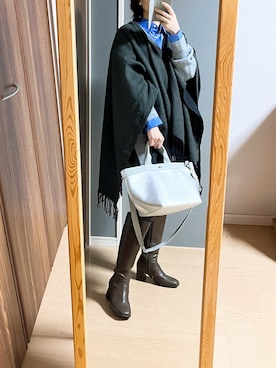 「アイテム（ブーツ）」を使った、sawara2216さん（レディース・165cm）の冬コーディネート
